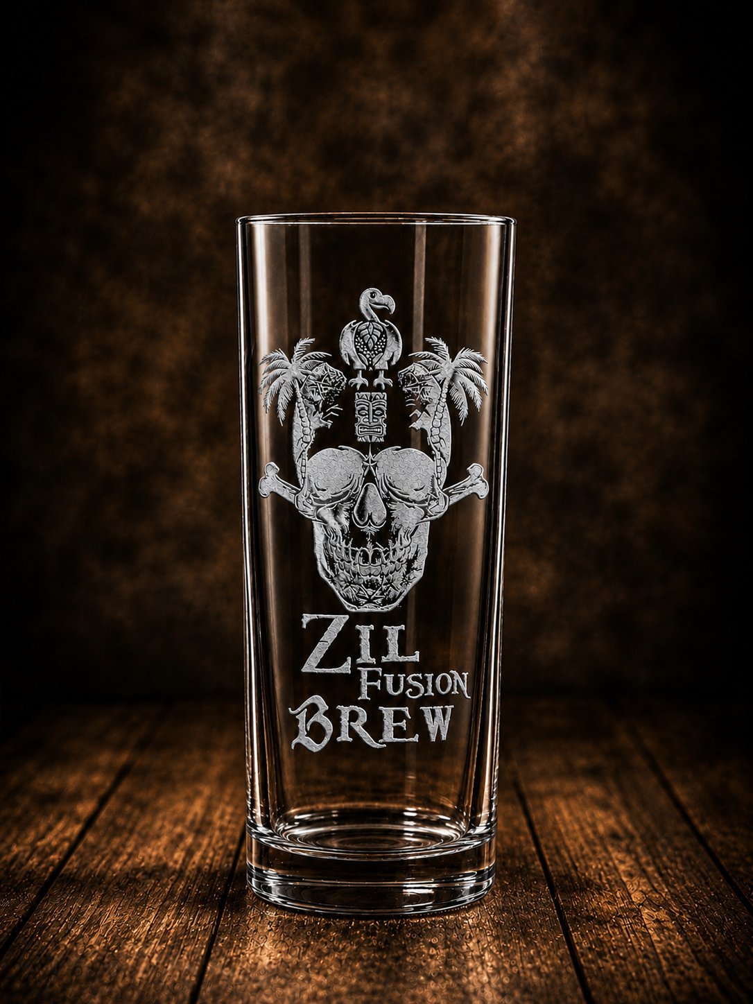 Verre longdrink gravÃ© ZilFusion Brew â€” vide