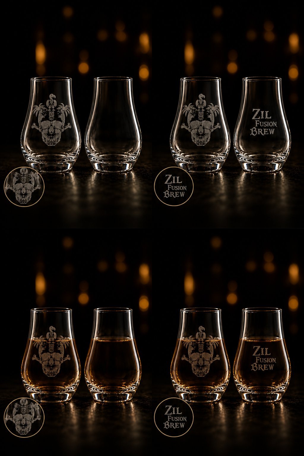 Verre tulipe dégustation ZilFusion Brew — comparaison options